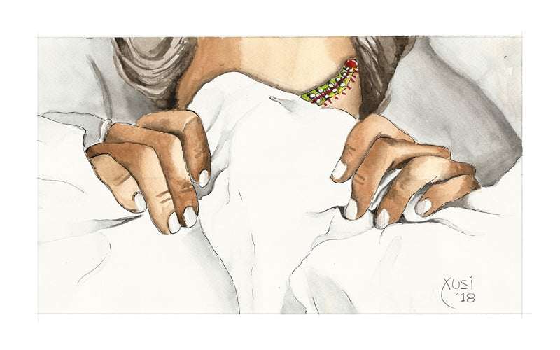 La donna e il bruco