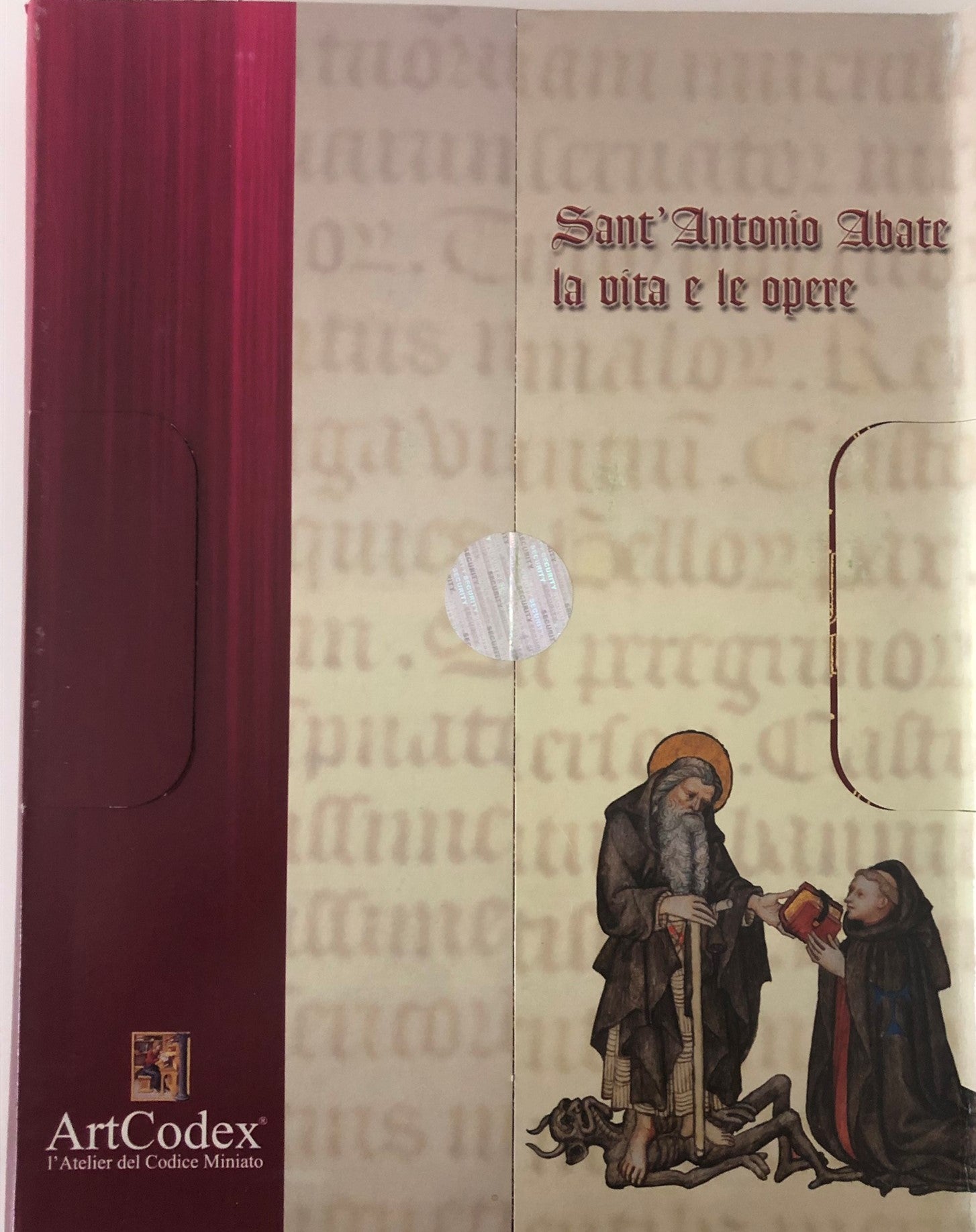 SAINT ANTHONY ABBOT - LIFE AND WORKS - (MEDICEO PALATINO 143) - ARTCODEX