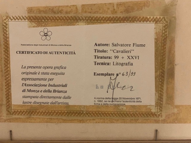 Salvatore Fiume - Cavalieri