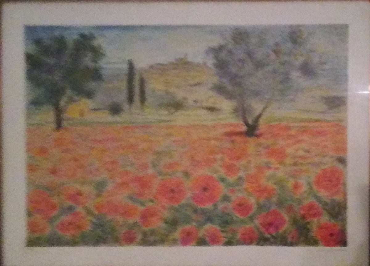 Michele Cascella - Campo di Papaveri