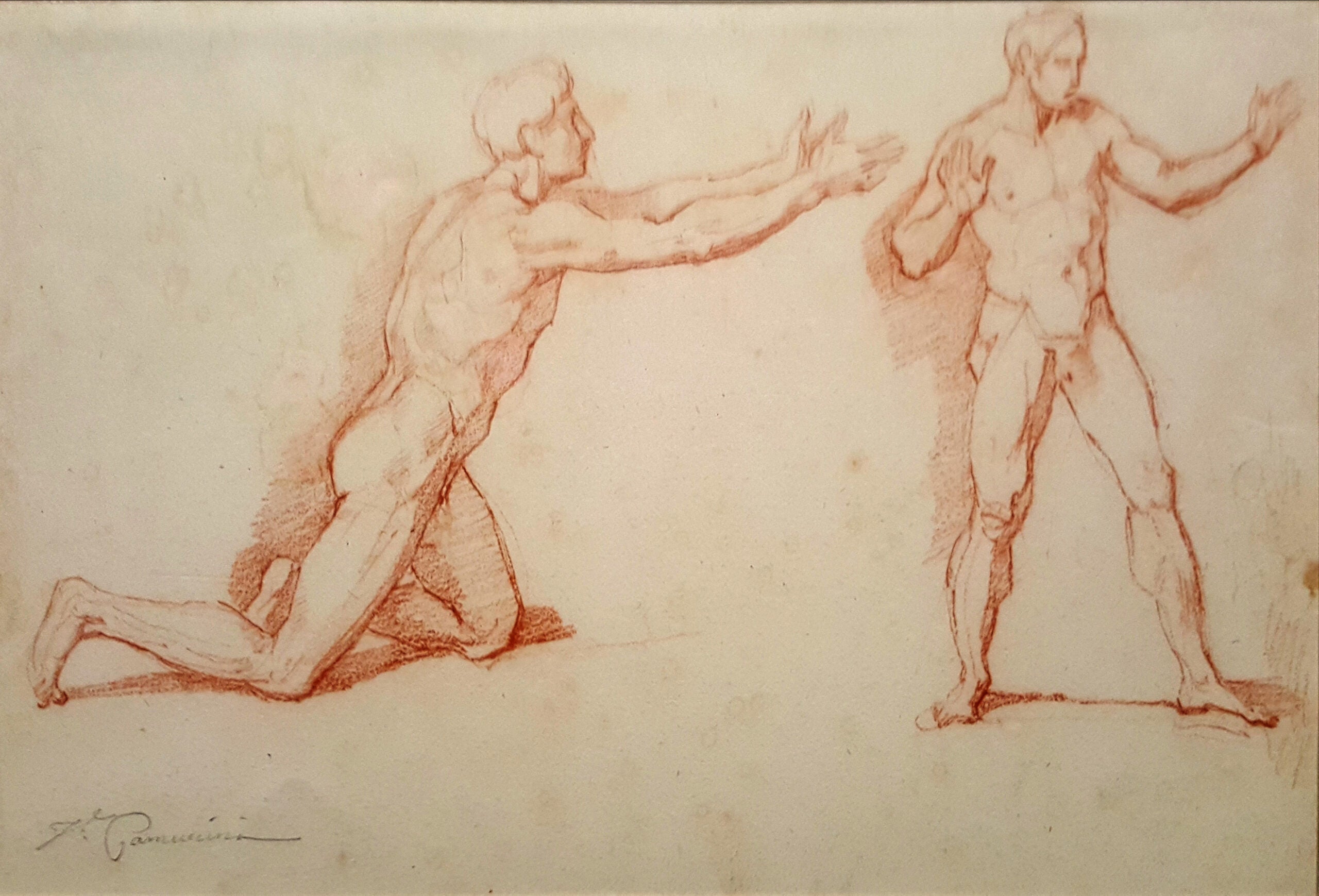 Vincenzo Camuccini - Bozzetto da "La Continenza di Scipione"