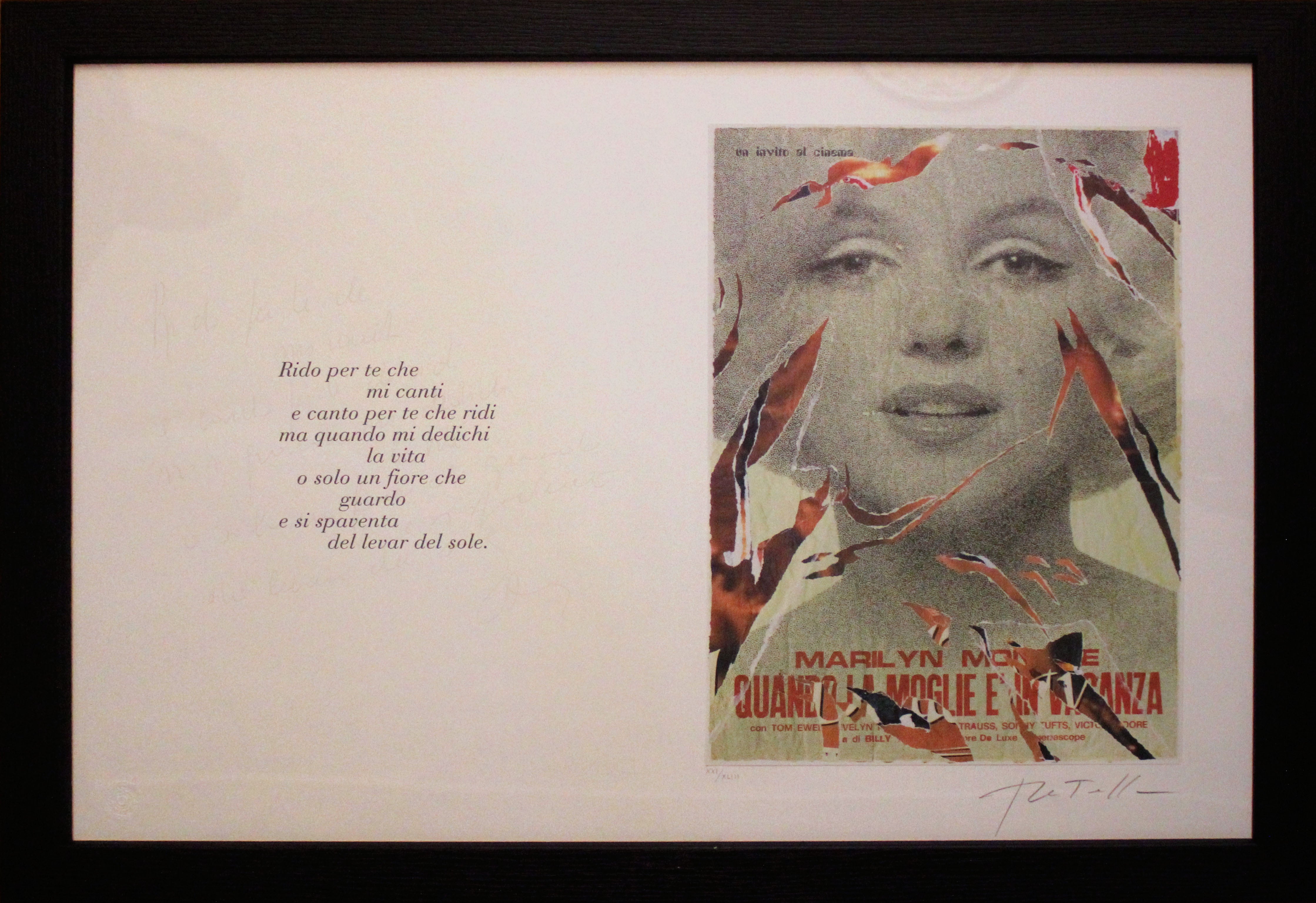 Mimmo Rotella - Canto per te