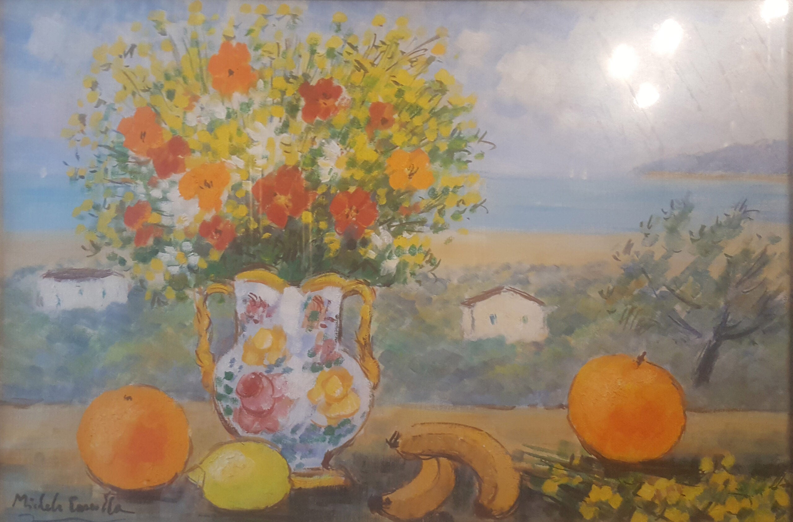 Michele Cascella - Paesaggio campestre