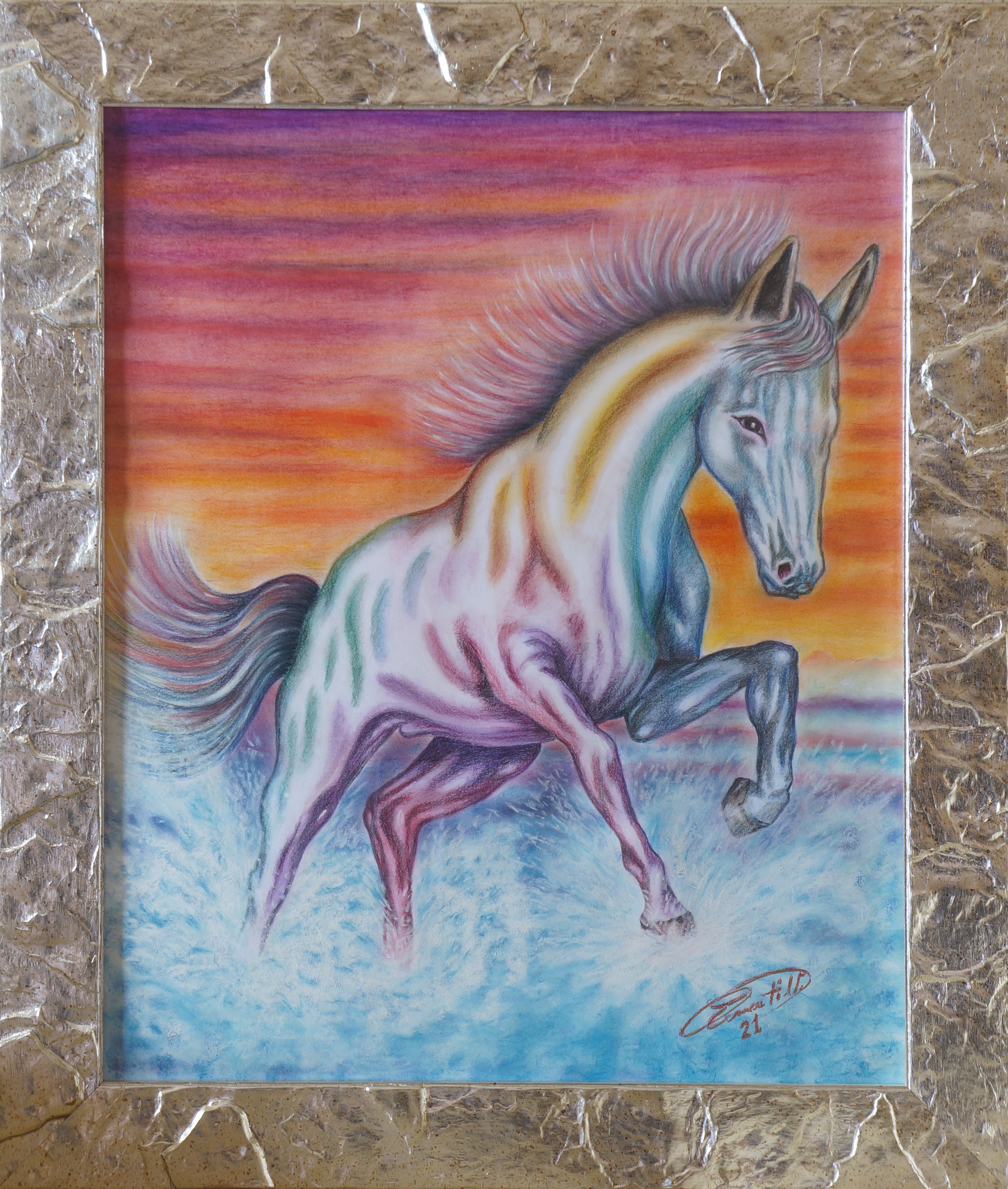 Cavallo sulla riva
