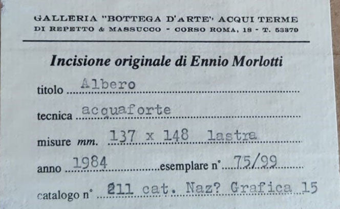 Ennio Morlotti - Tree