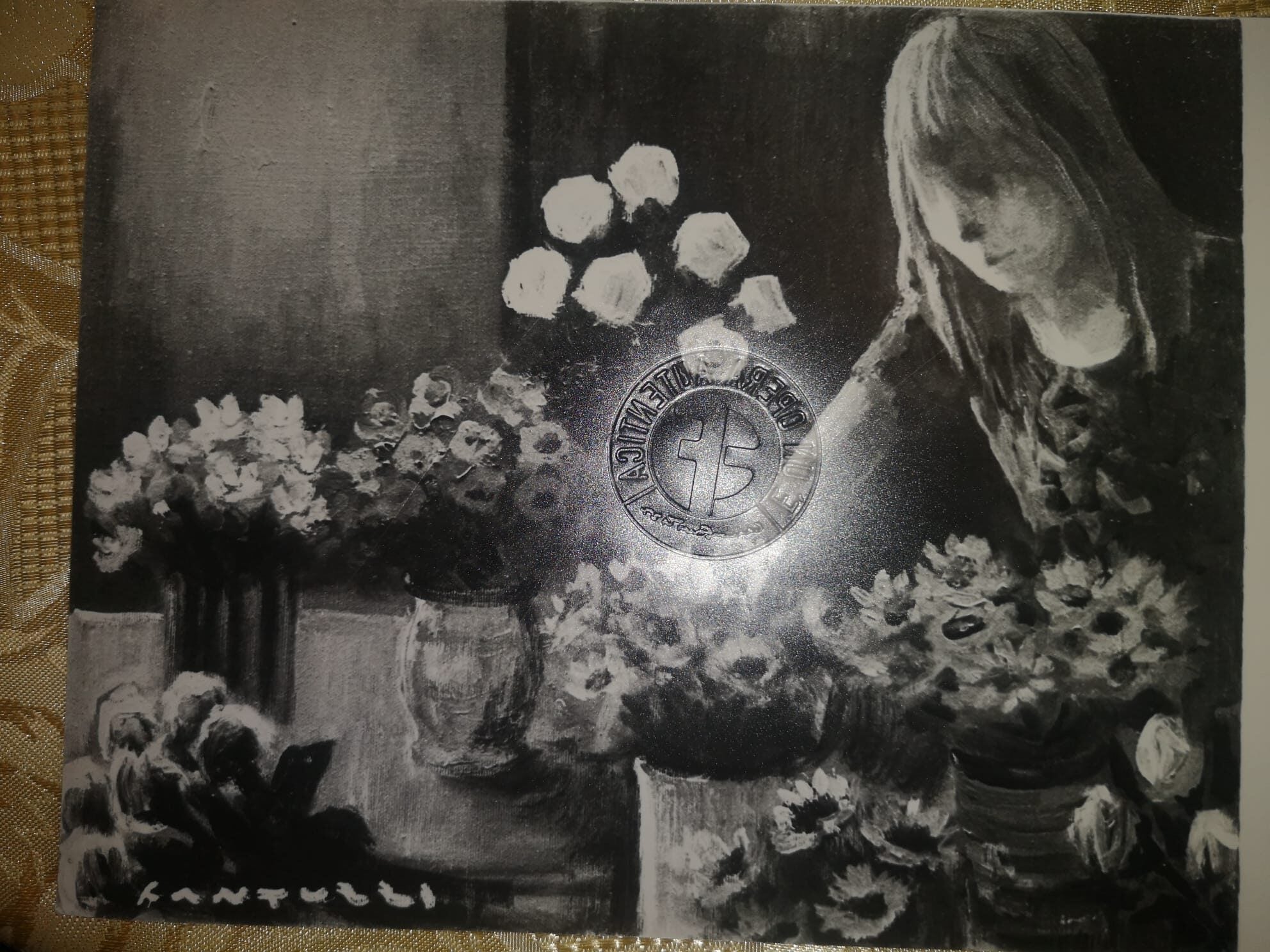 Eliano Fantuzzi - Donna con Fiori