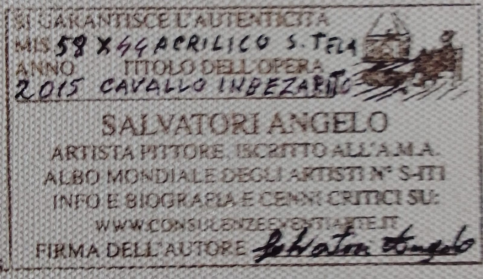 Cavallo imbezarito