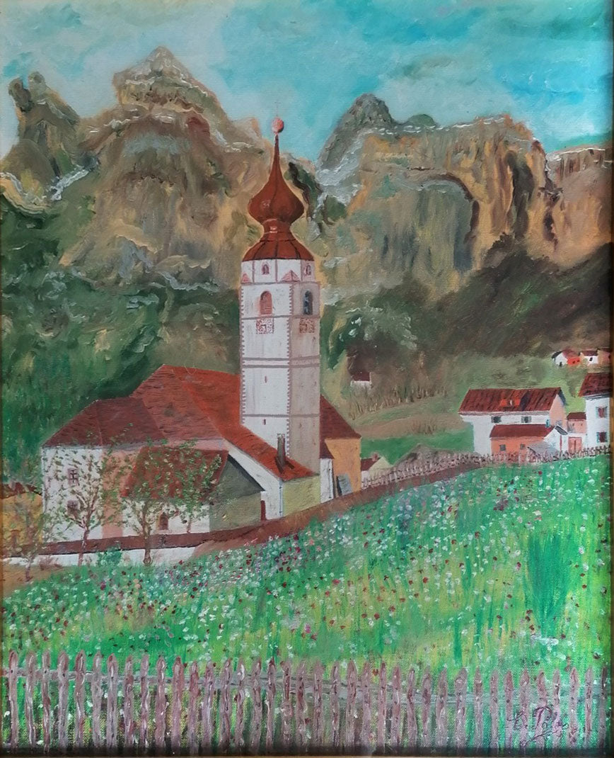 E. Paba - Paisaje con campanario