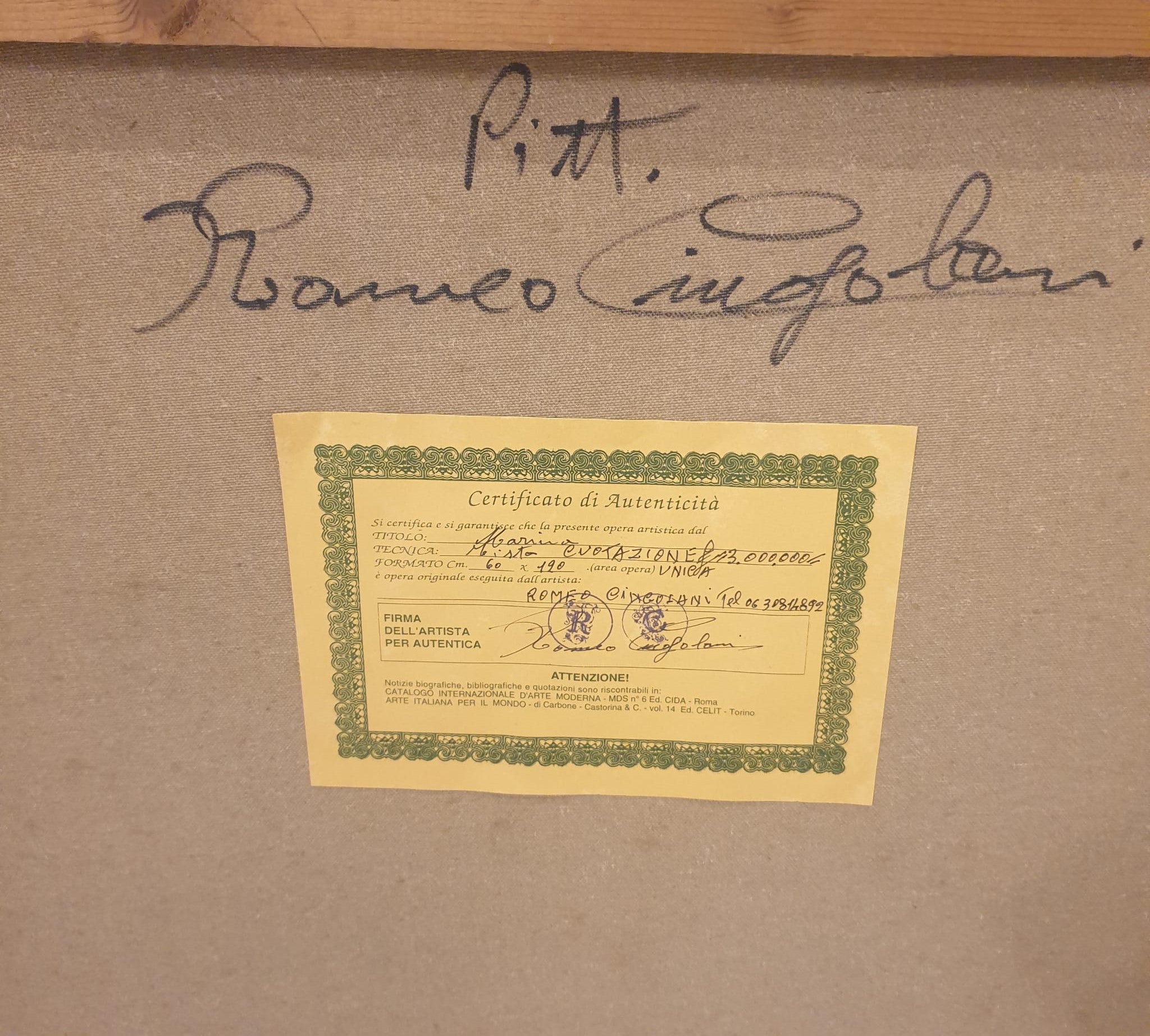 MARINA - ROMEO CINGOLANI