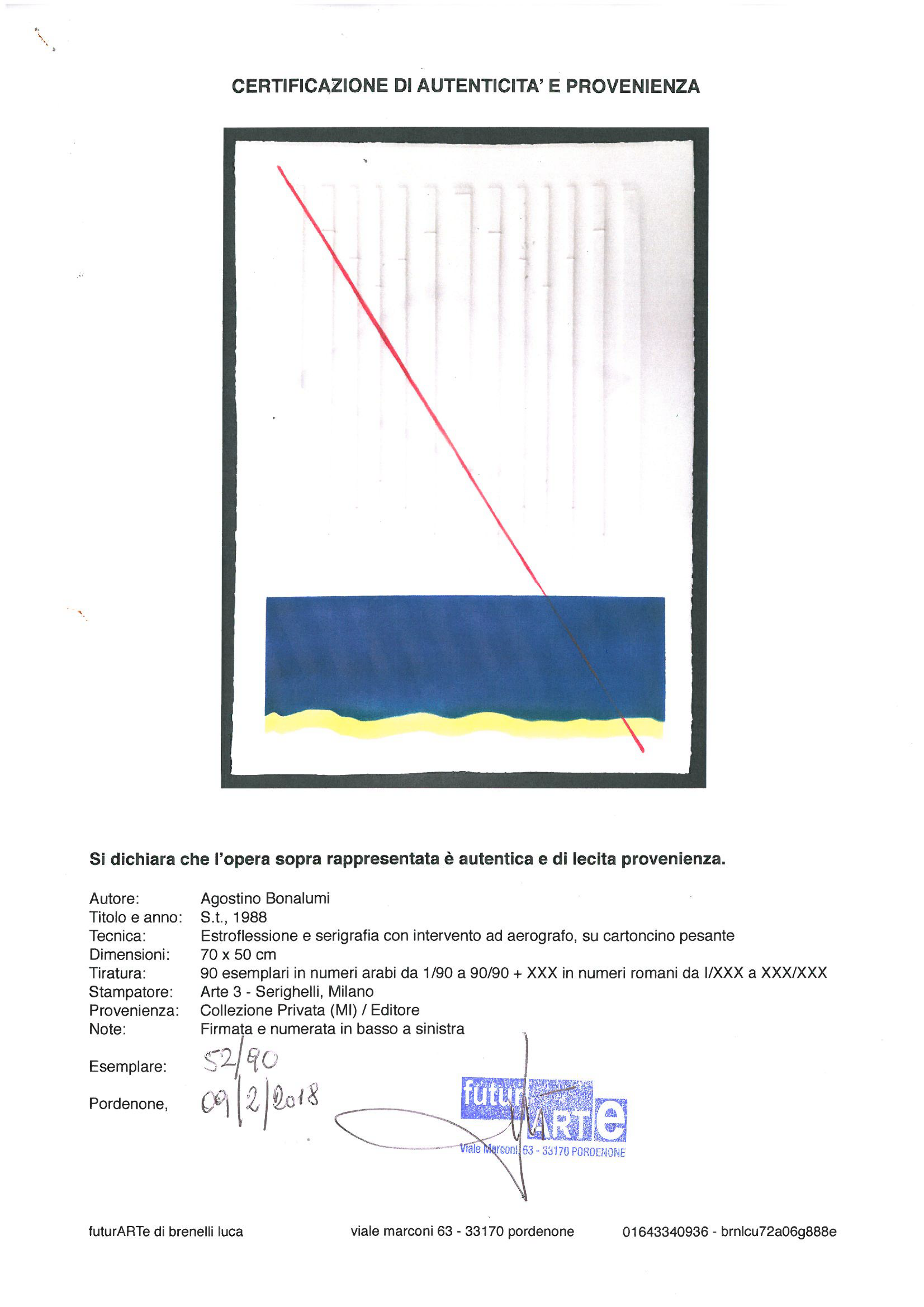 Agostino Bonalumi - Senza titolo