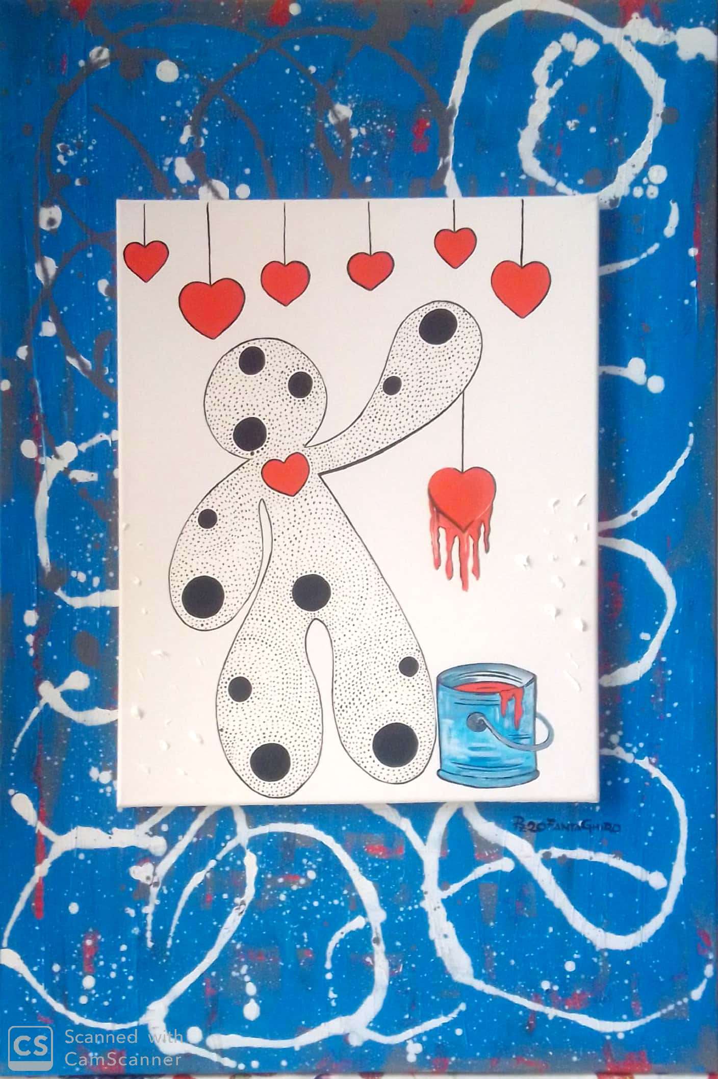 PZ - Patrizia Micheloni - WITH A PAINT BUCKET
