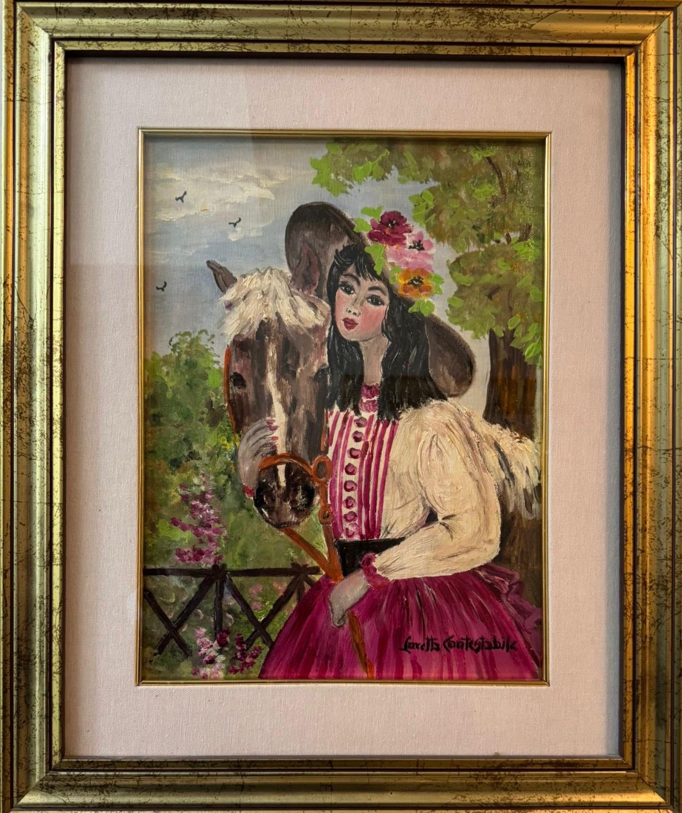Loretta Contestabile - Mujer con caballo