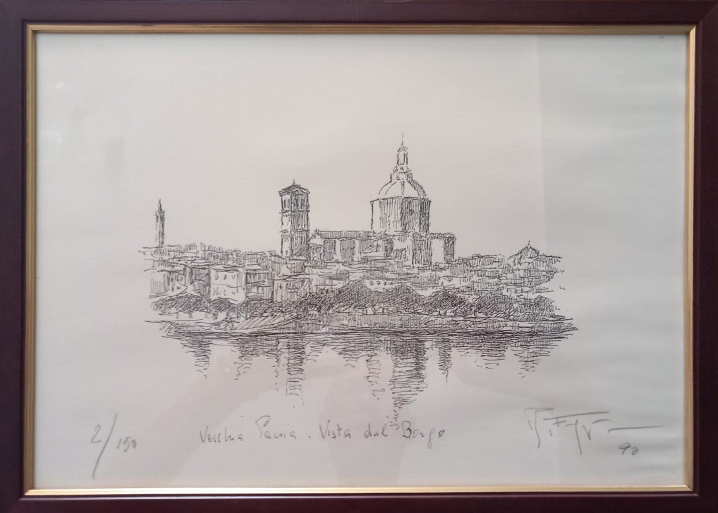 Remo Faggi - Vecchia Pavia (Colección de 12 Múltiplos)