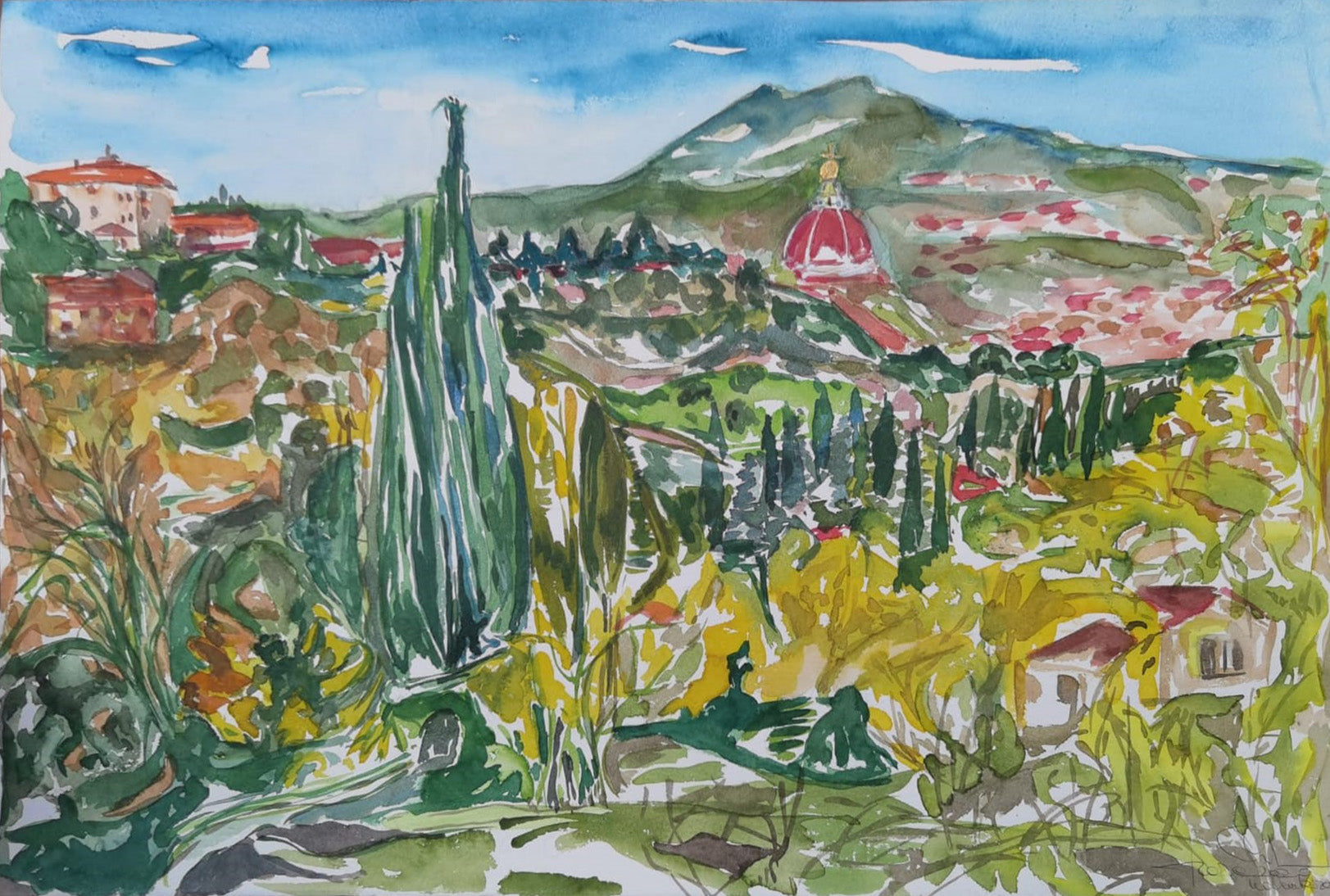 Mara Corfini - Firenze dai Viali dei Colli