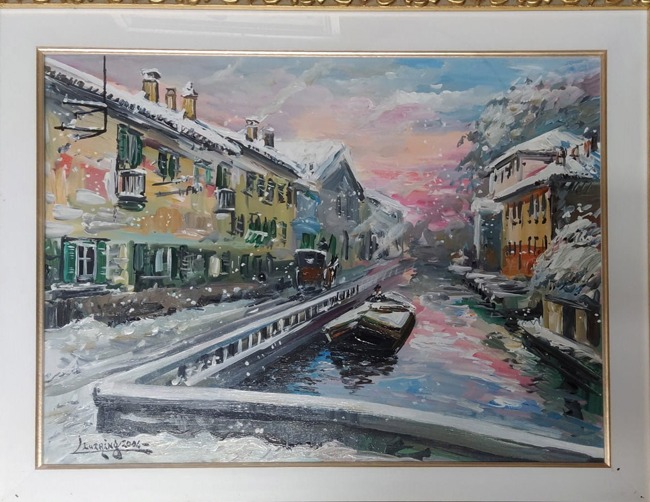 Luciano Lutring - Naviglio innevato
