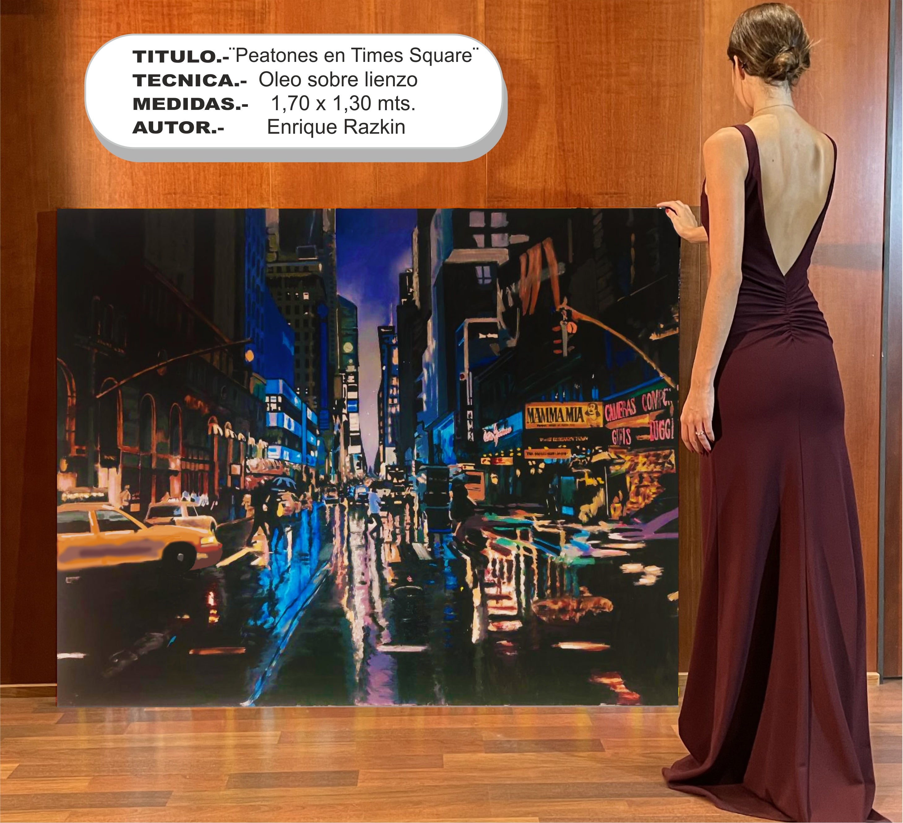 Peatones en Times Square (Pedoni a Times Square)