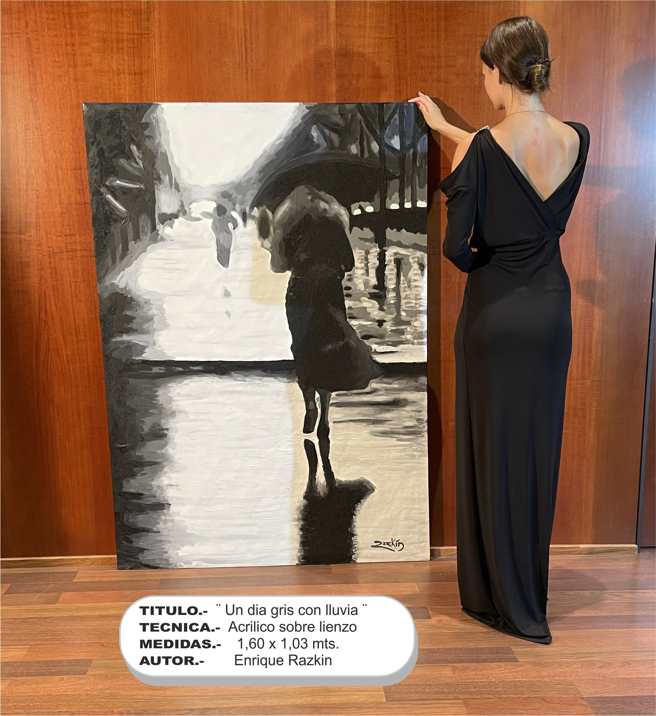 Un día gris con lluvia ( Una giornata grigia con pioggia)