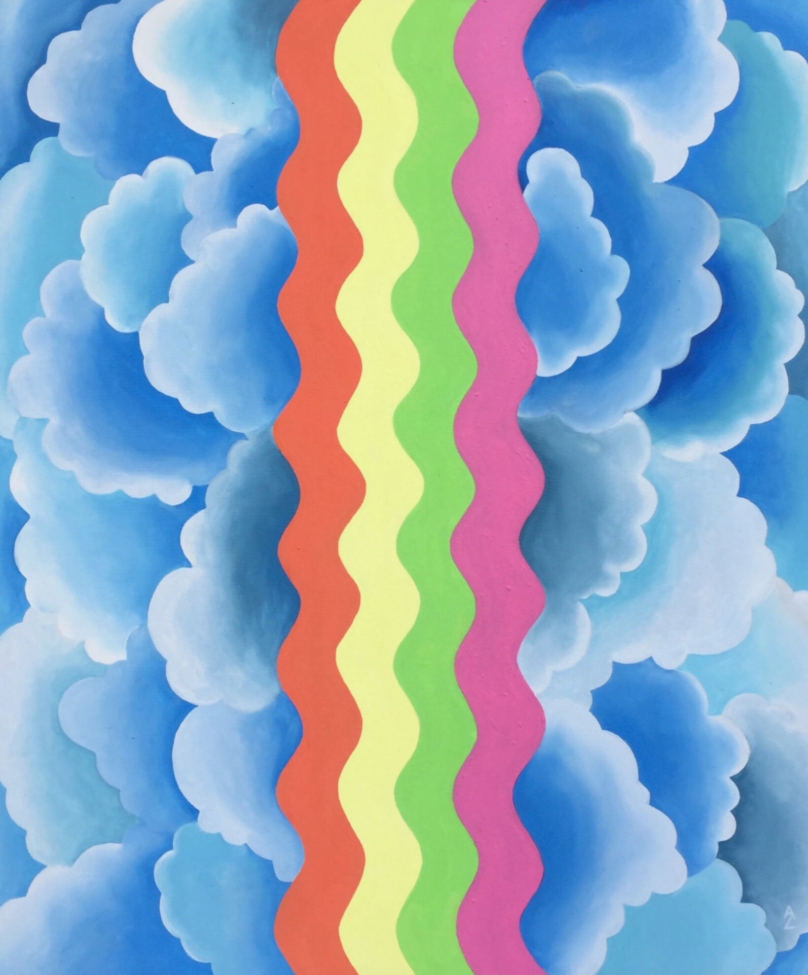 Composizione cromatica The Flow di Anette Zeltner