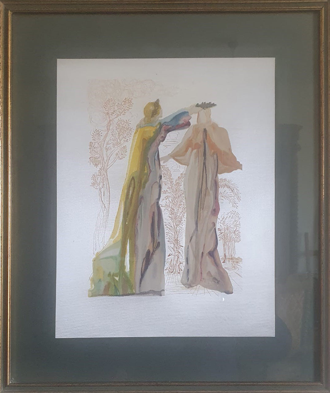 Salvador Dalì - Le ultime parole di Virgilio, Purgatorio