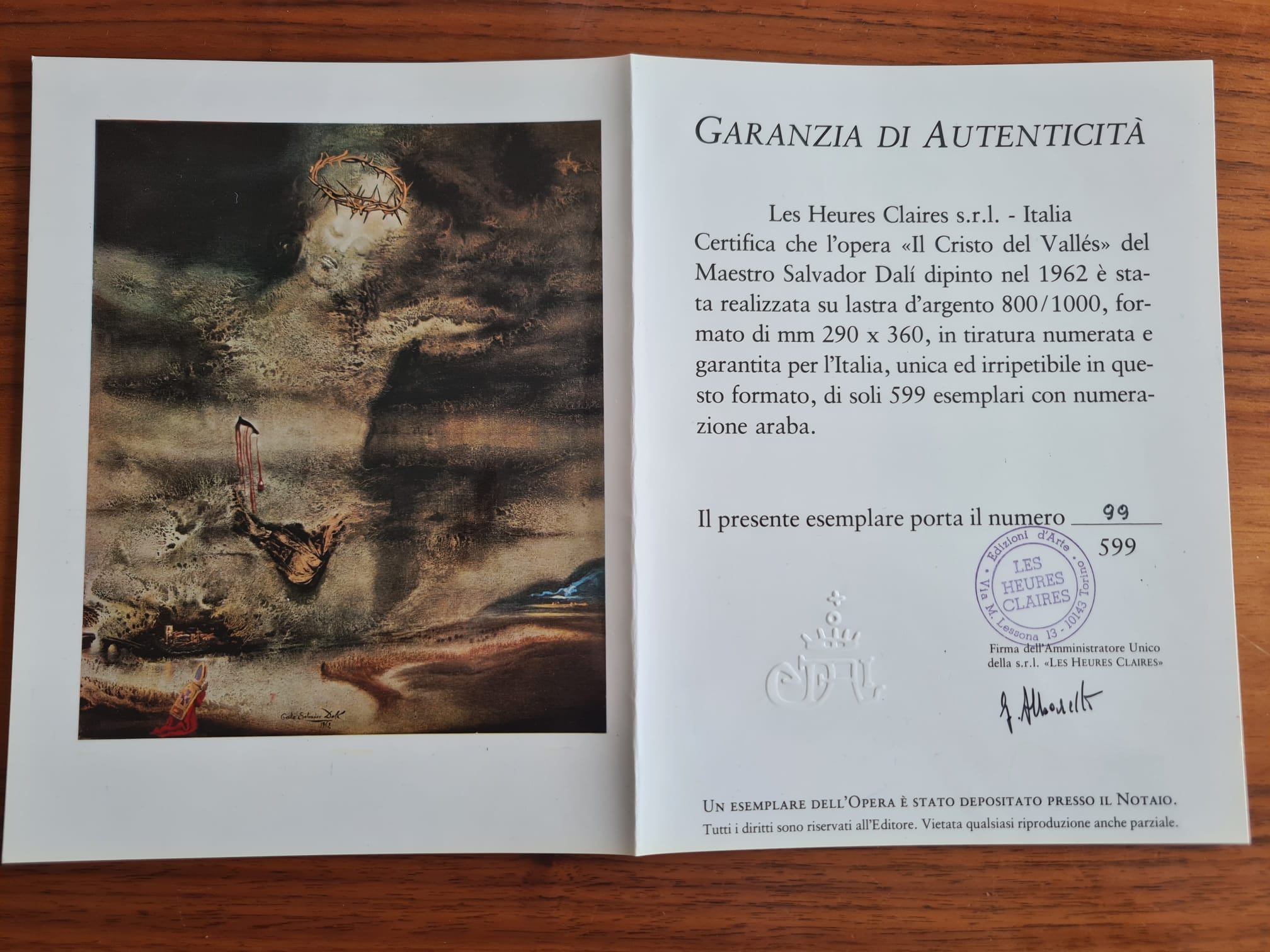 Salvador Dali - Il cristo del valles