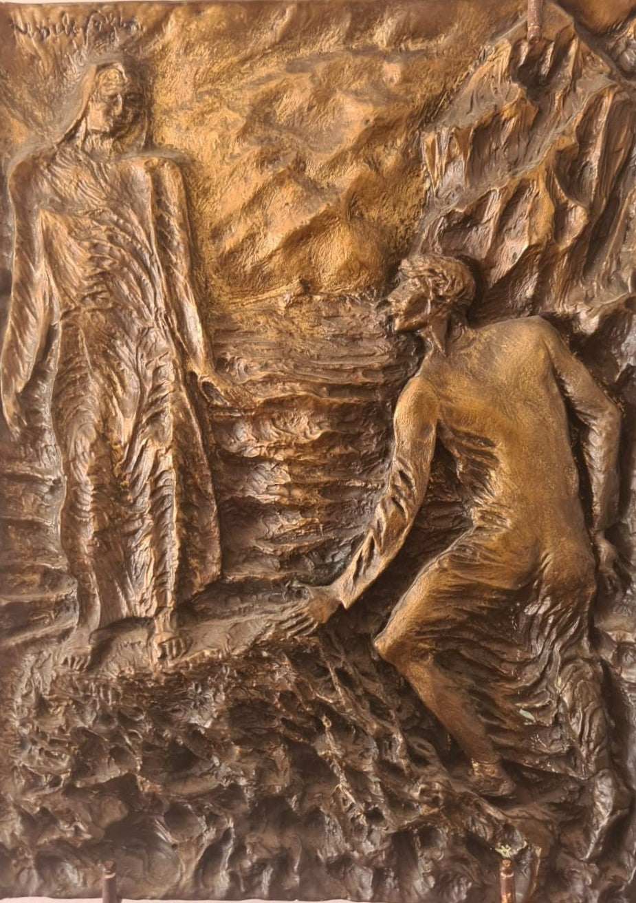 Pericle Fazzini - Dante encuentra a Virgilio