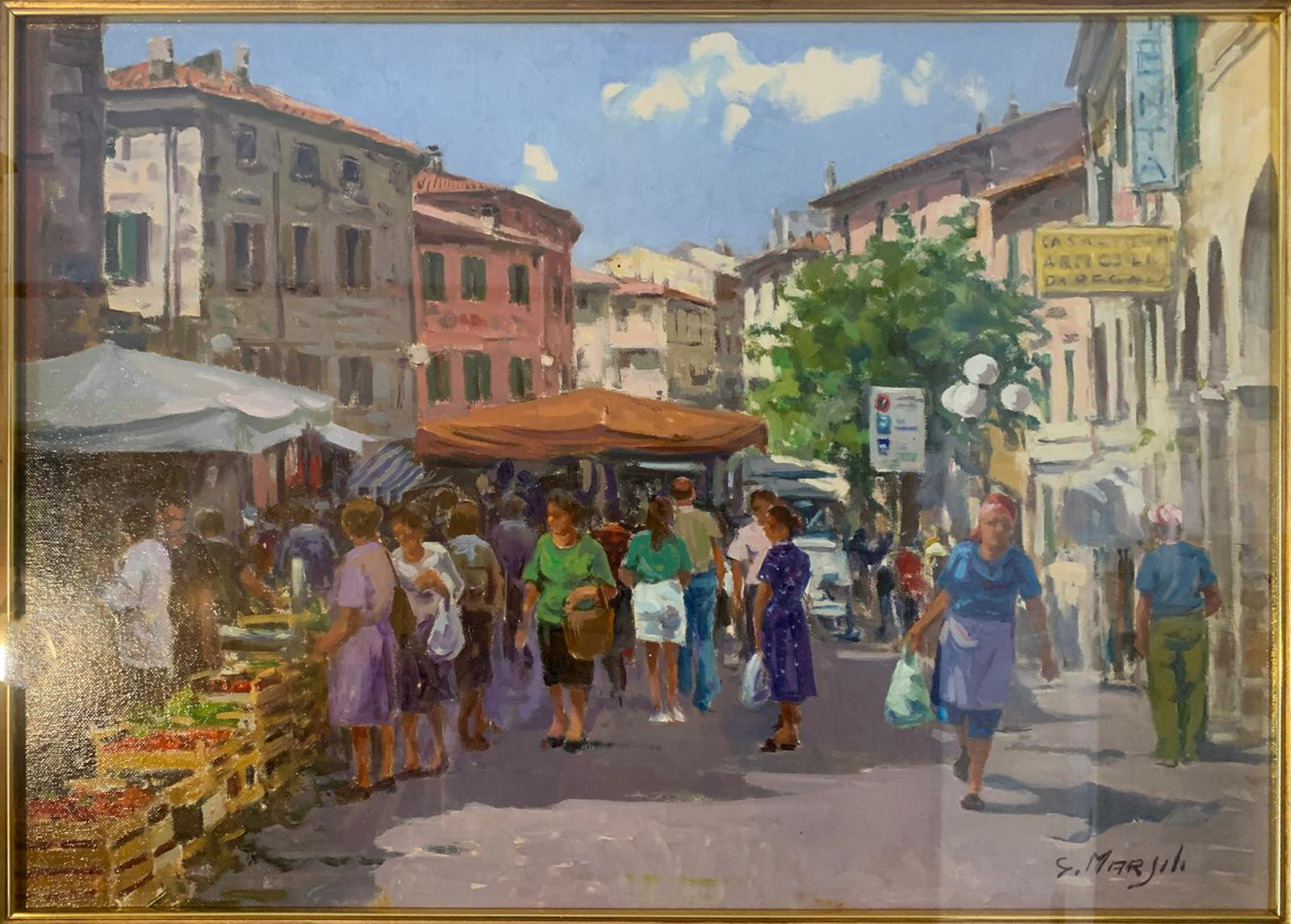 Graziano Marsili - Giorno di mercato a Monghidoro