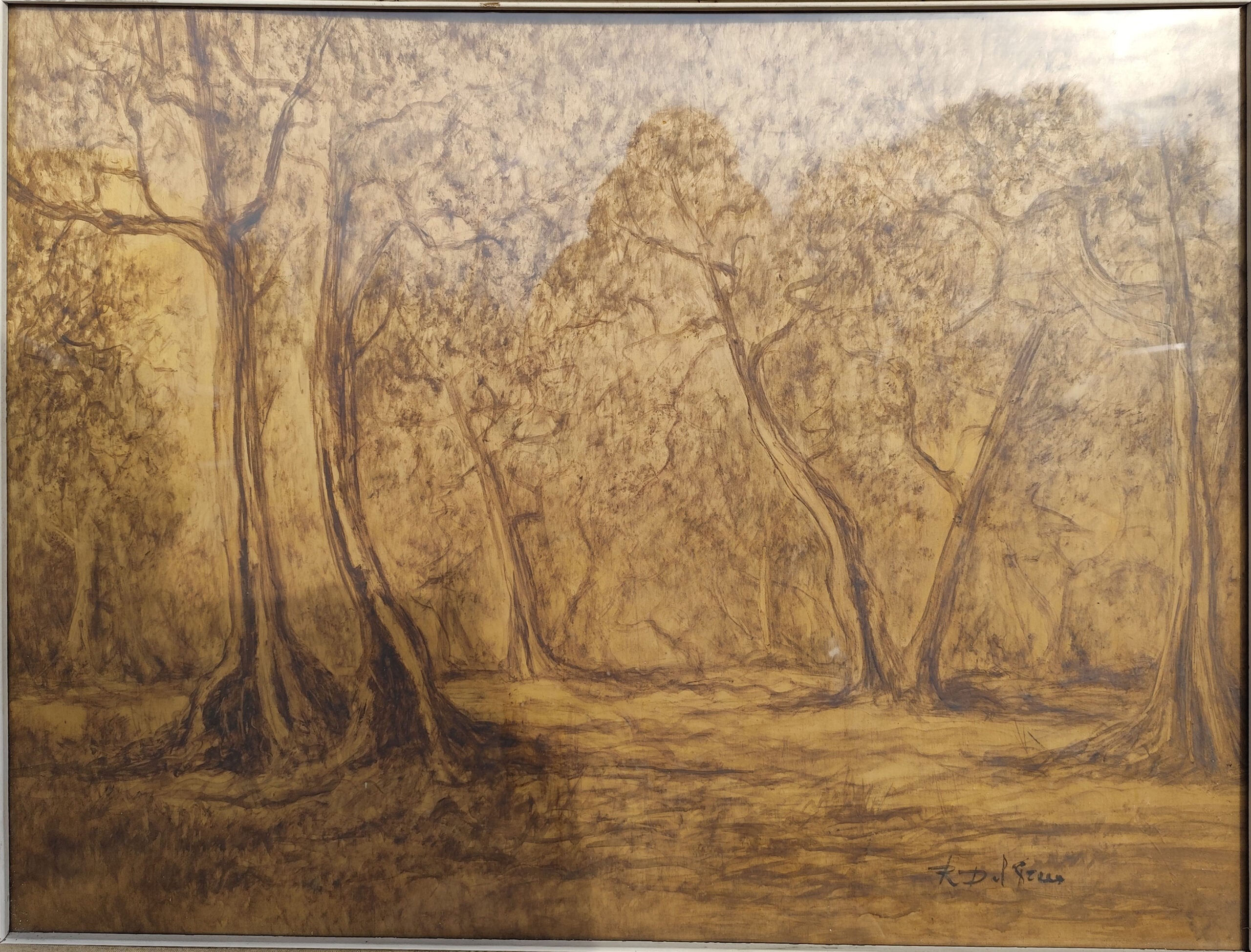 Renzo Del Greco - Senza titolo (paesaggio)