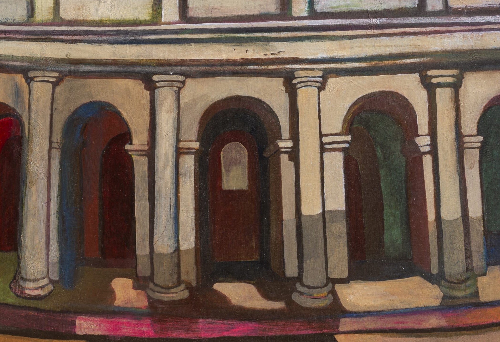 Coliseo en llamas