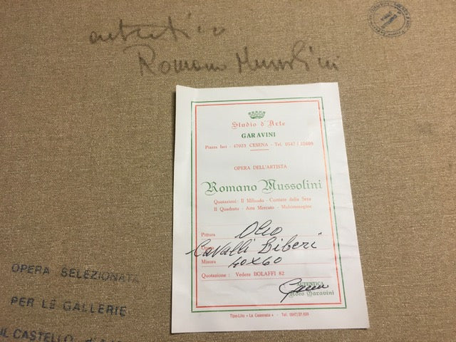 ROMANO MUSSOLINI - CAVALLI LIBERI