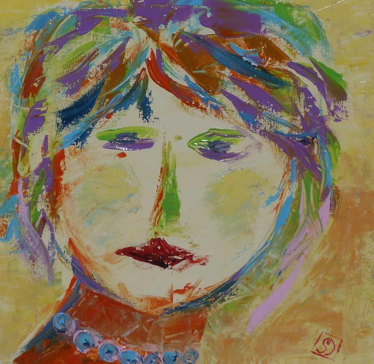 Simona De Arcangelis - Donna con collana