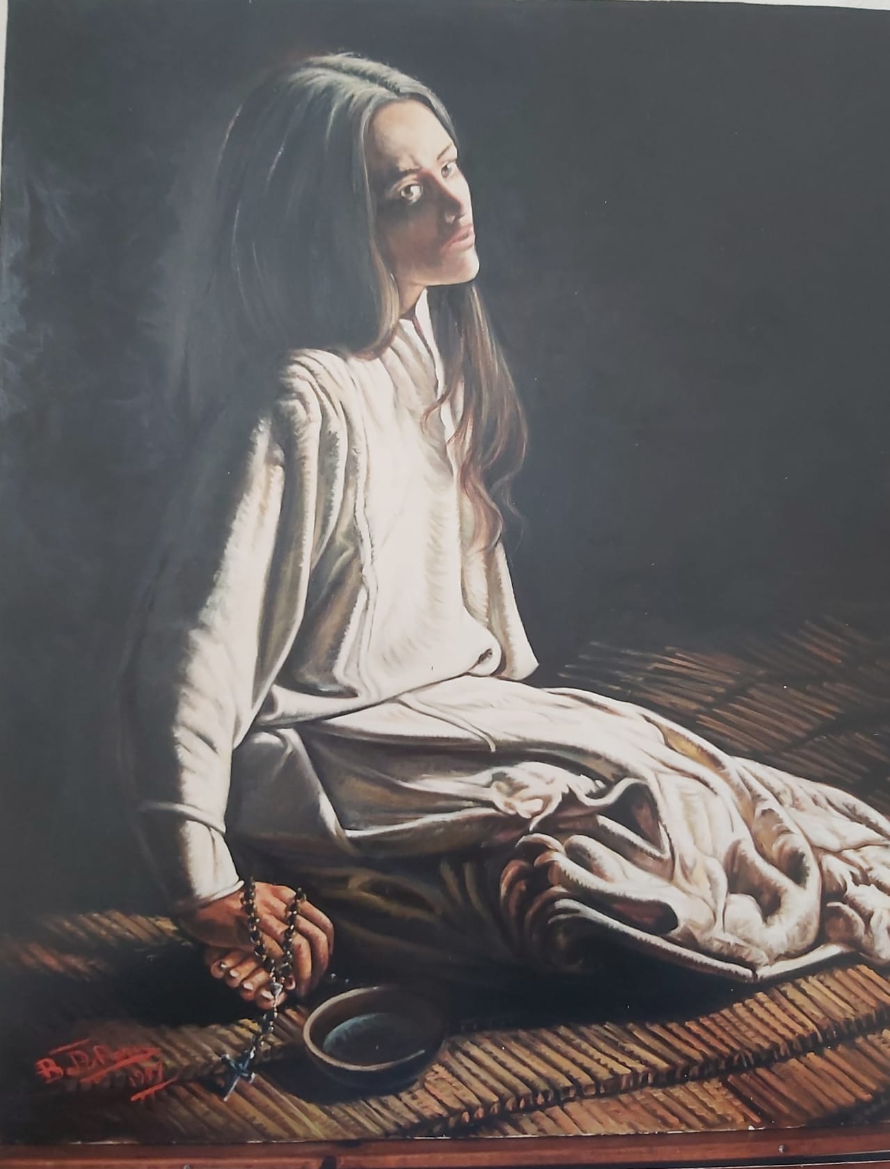 Mujer en oración