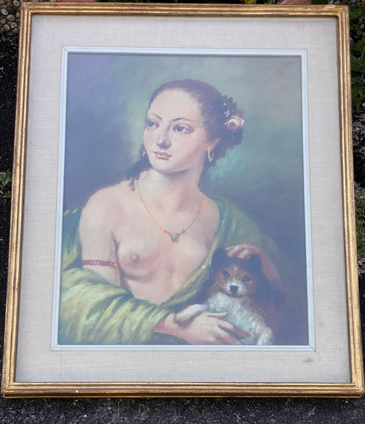 Senza titolo di Francisco Vilasco, olio su tela
