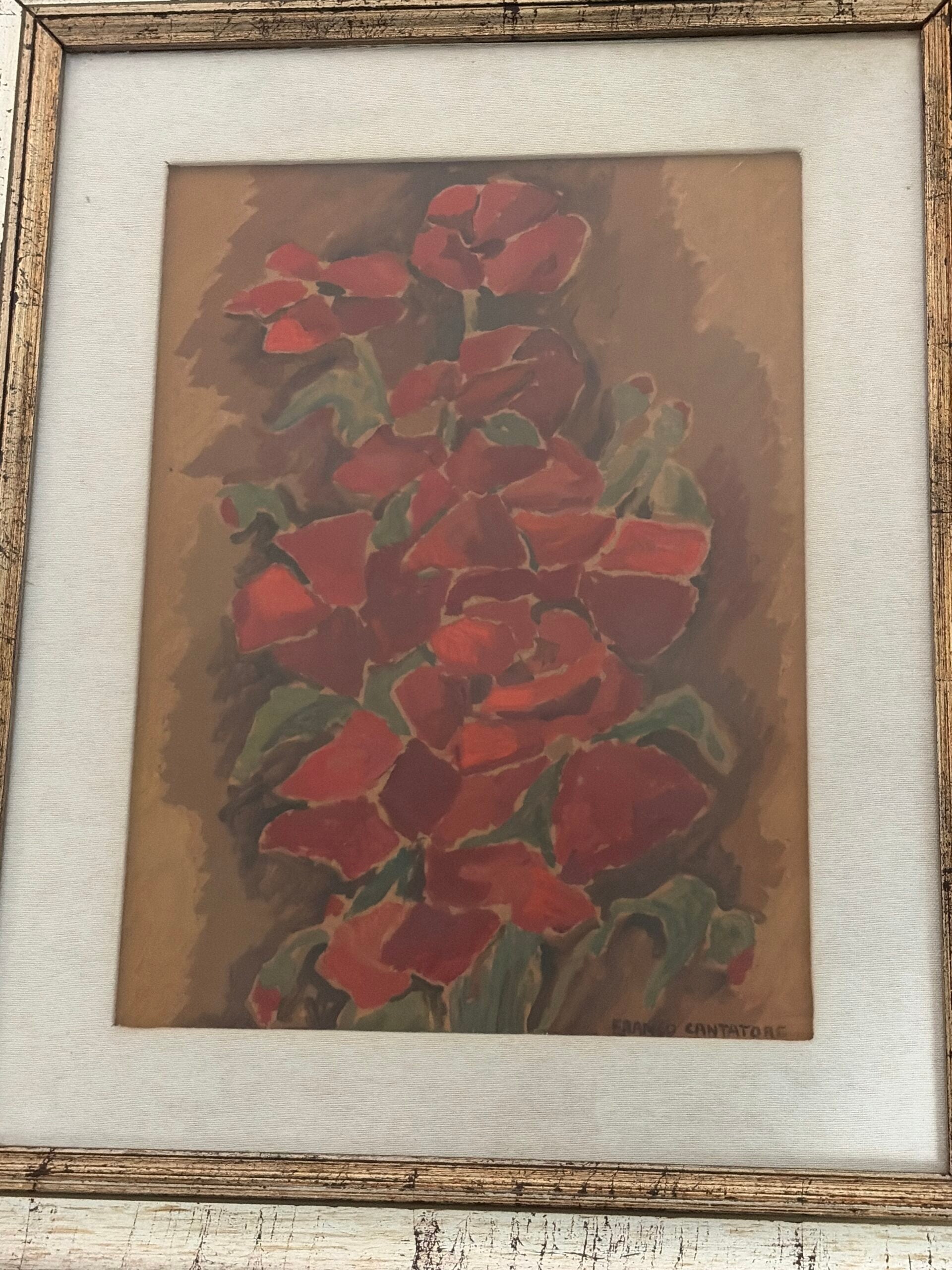 Papaveri di Franco Cantatore – Olio su tela