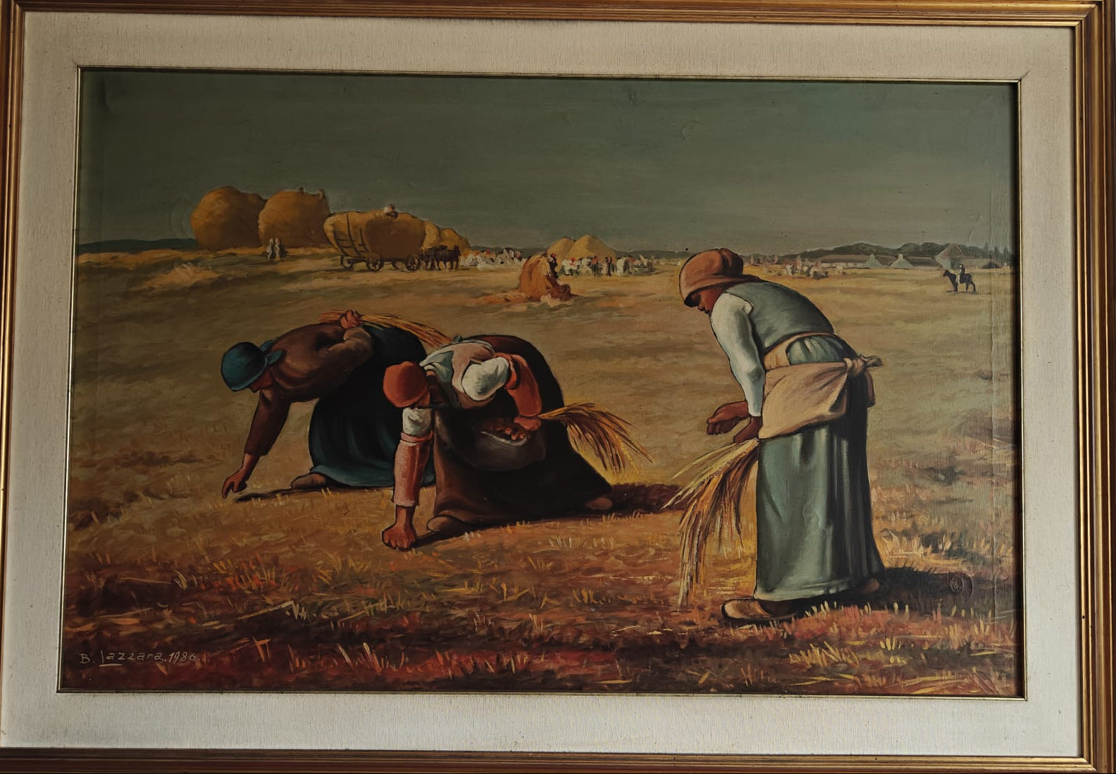Le spigolatrici di Basilio Lazzara – Olio