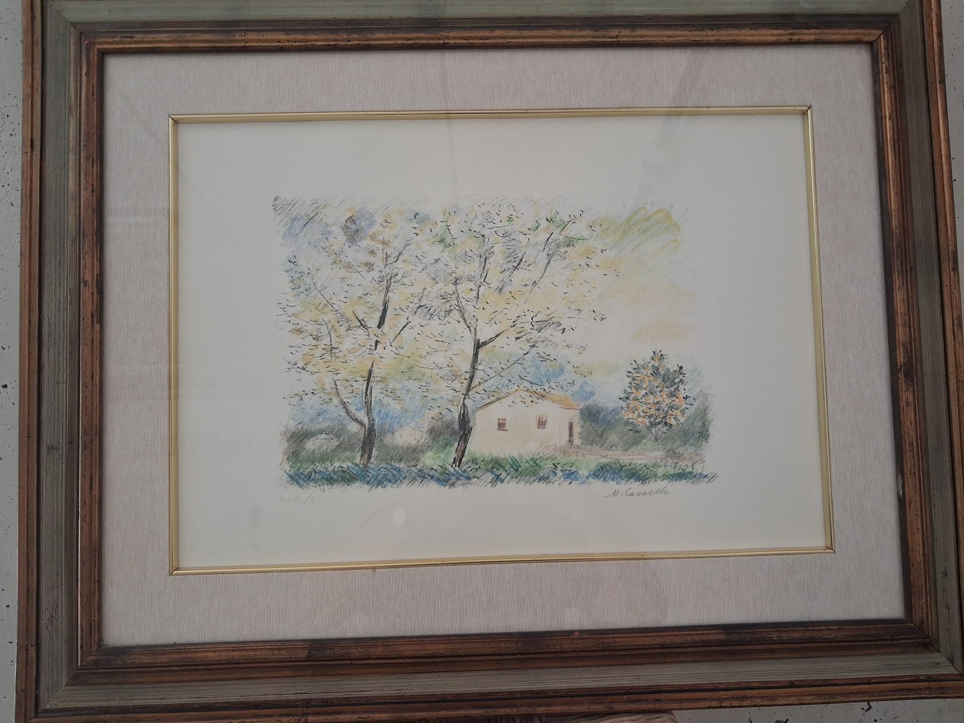 Primavera a Ortona, di Michele Cascella, litografia