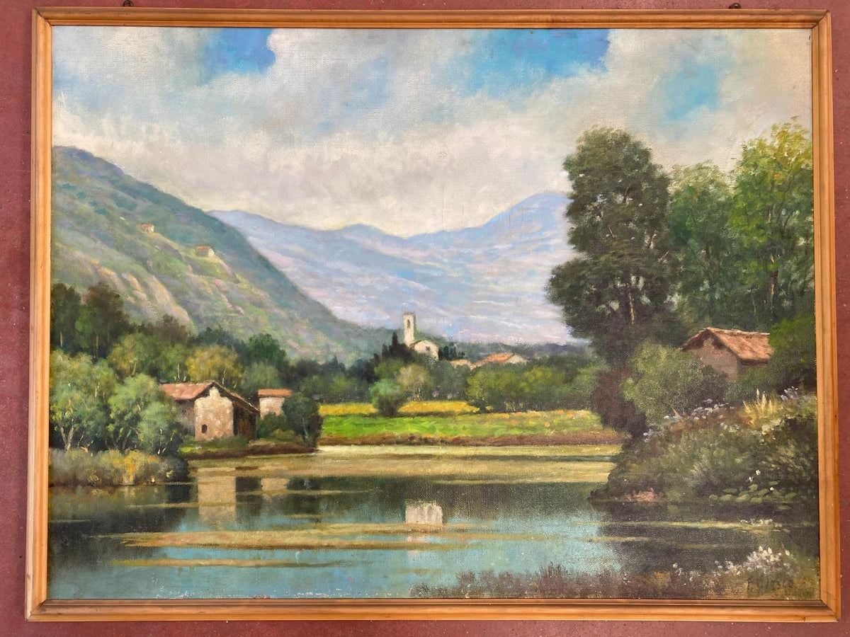 Senza titolo di Francisco Vilasco, olio su tela