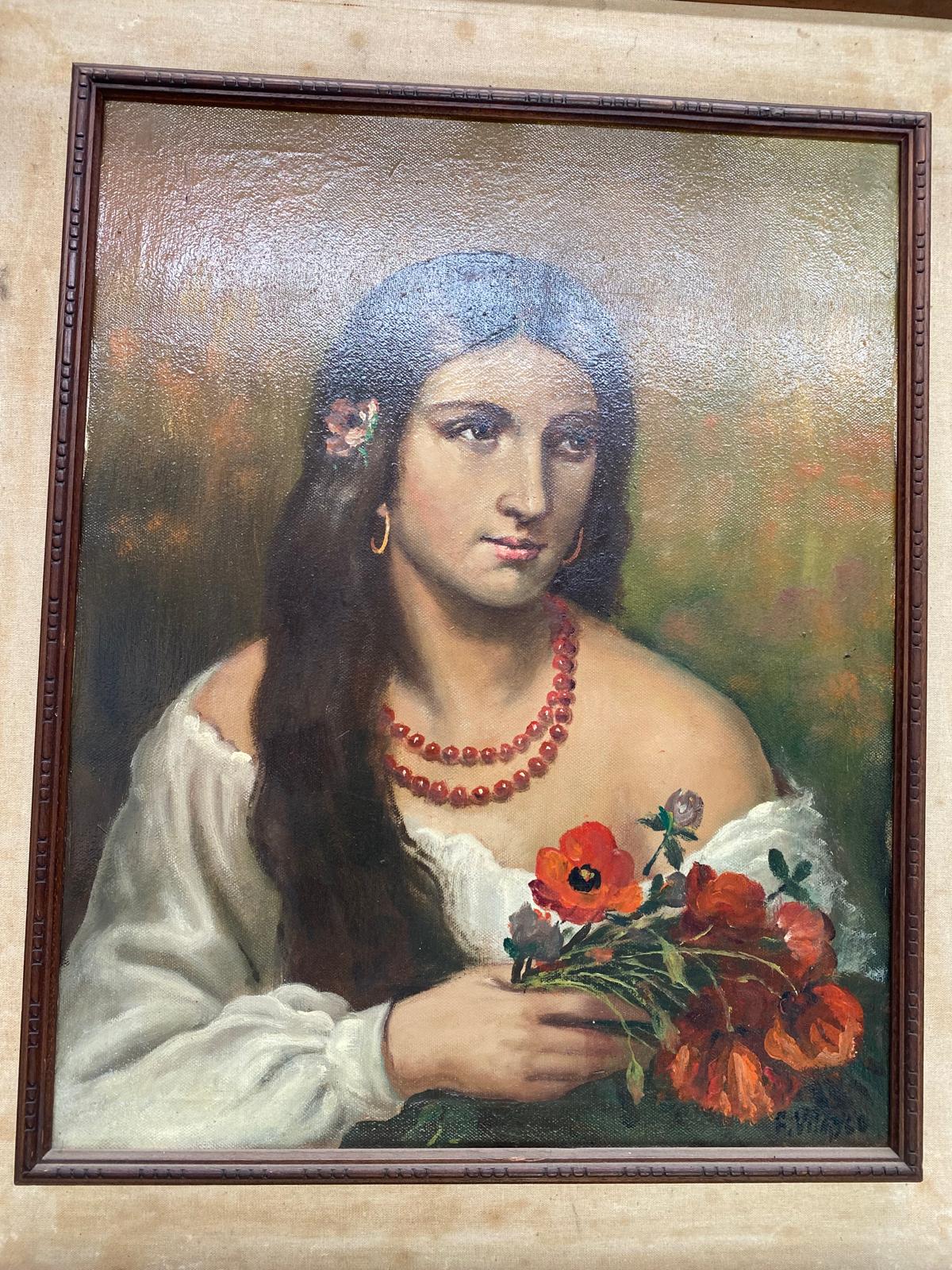 Senza Titolo di Francisco Vilasco, olio su tela