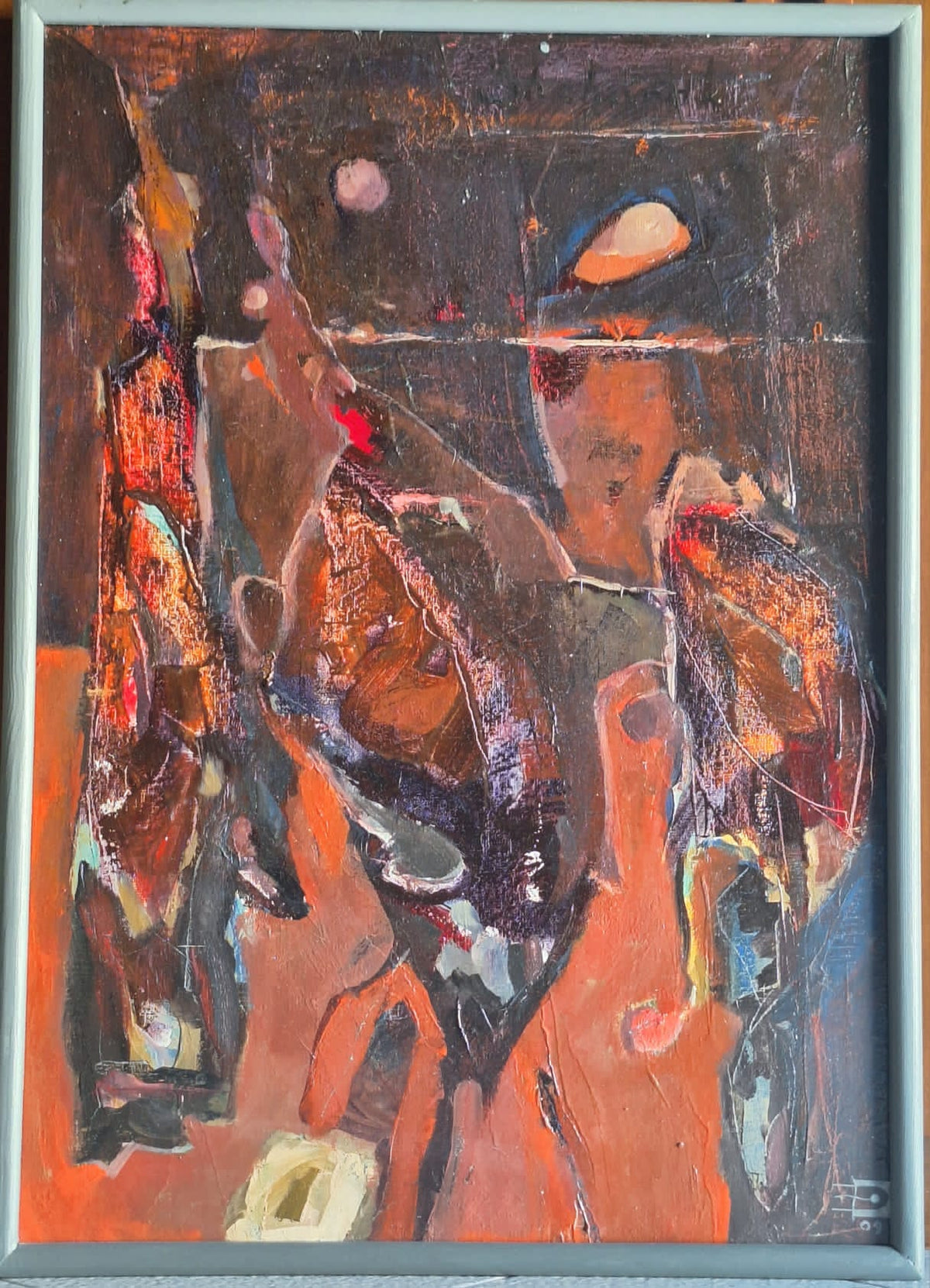 Bacio, dedicato al pescatore di perle, di Andrei Shchurok, olio su tela