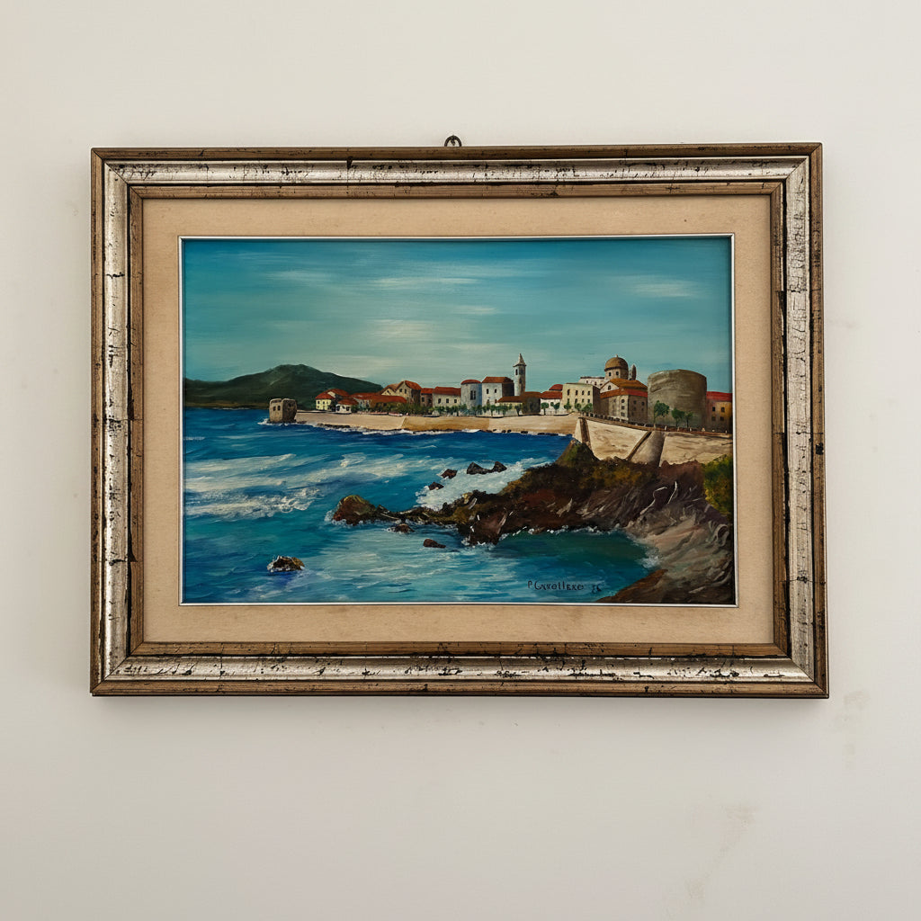 I bastioni di Alghero di Pietro Cavallero – Olio