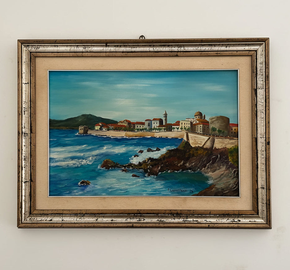 I bastioni di Alghero di Pietro Cavallero – Olio