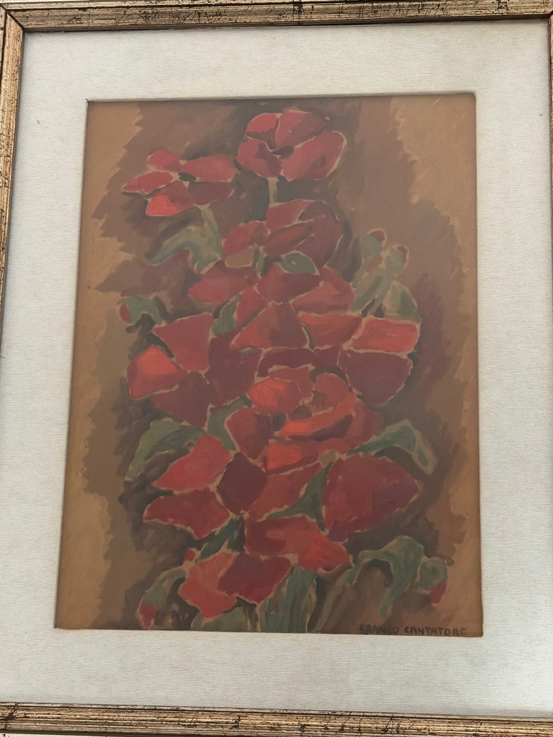 Papaveri di Franco Cantatore – Olio su tela