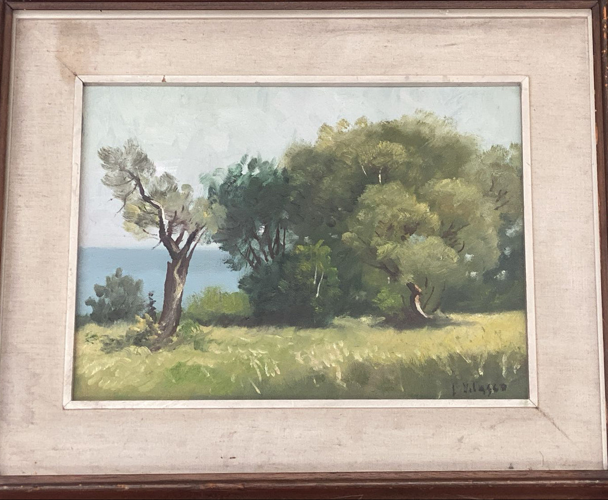 Senza titolo di Francisco Vilasco, olio su tela