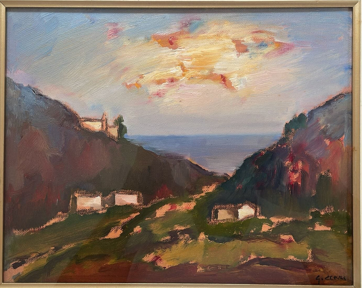 Paesaggio di Giancarlo Cerri, olio
