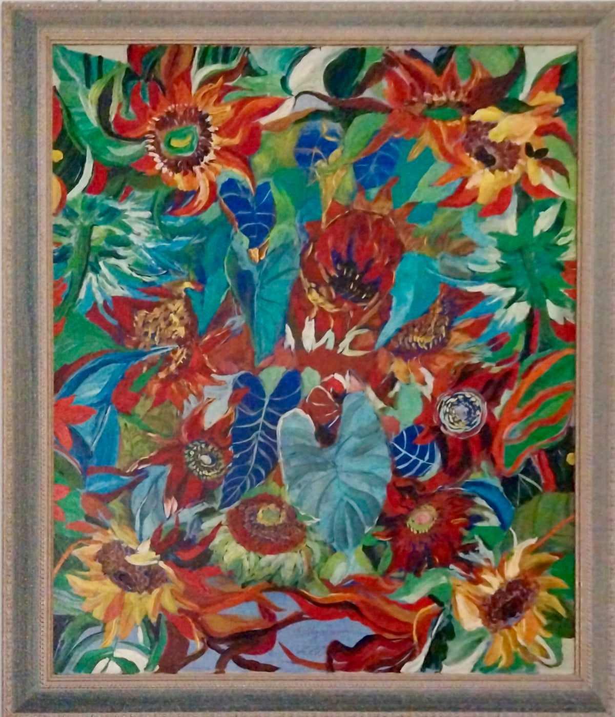 Fiori di Irene Ugolini Zoli, olio su tela