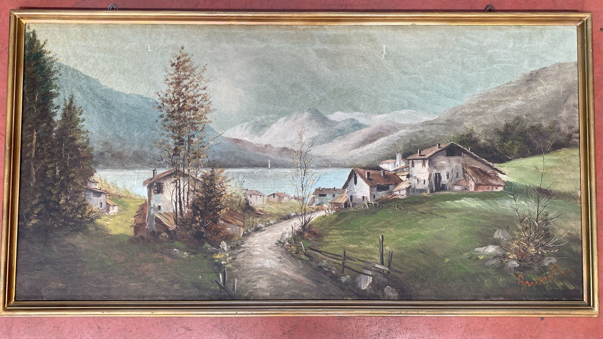 Senza titolo di Athos Brioschi, olio su tela