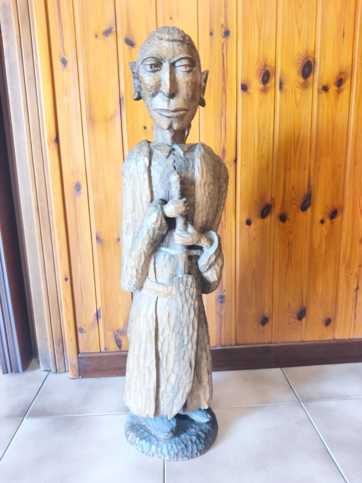 Samurai di Emanuele Sportelli, scultura in legno