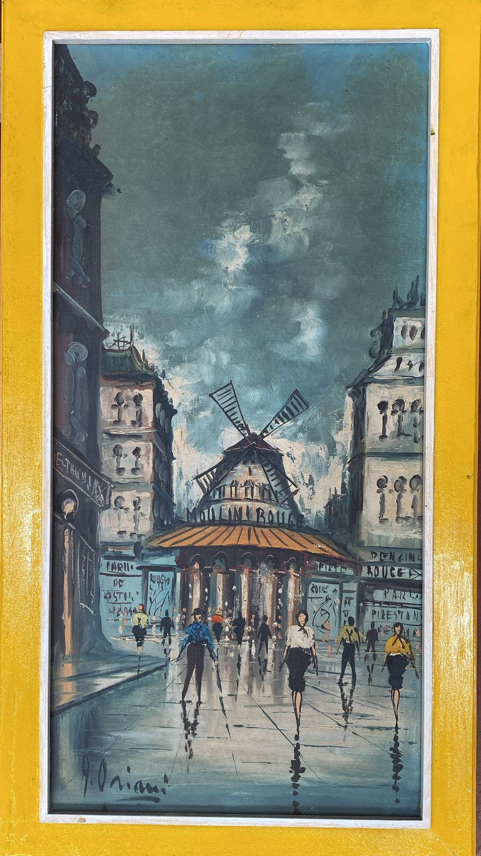 Senza Titolo di Antonio Oriani, olio su tela