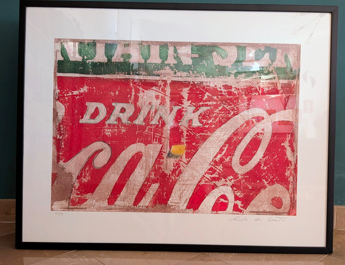 Coca cola di Paolo De Cuarto, acquaforte acquatinta