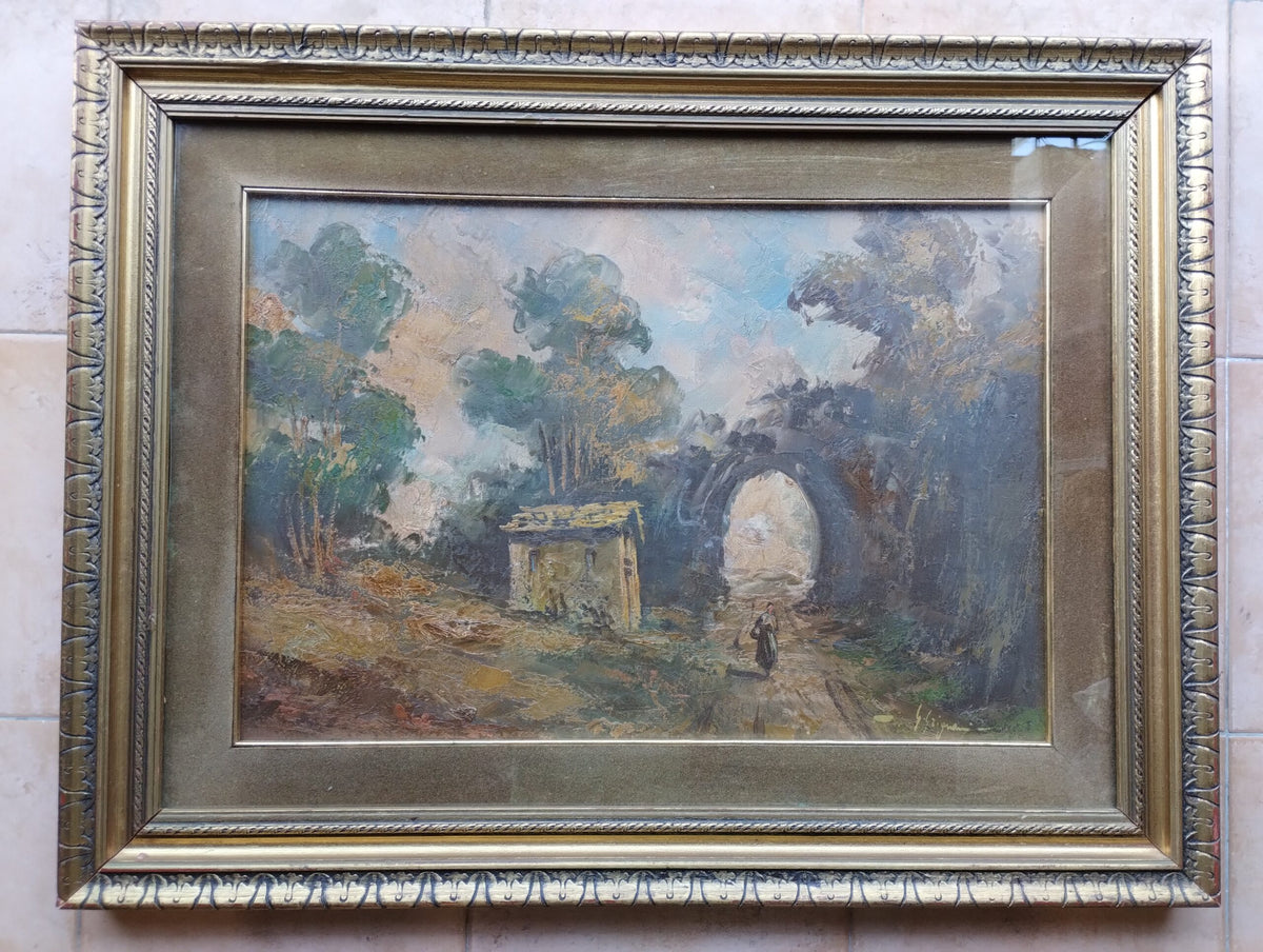 Senza titolo Paesaggio di Gino Grignani, olio