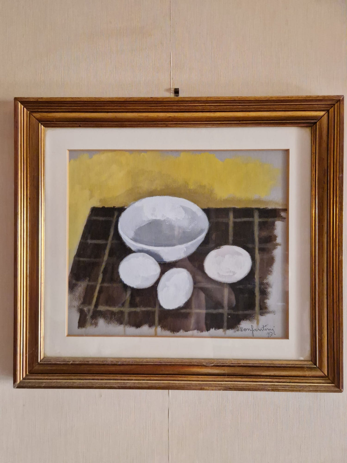 senza titolo forme di sergio bonfantini, olio